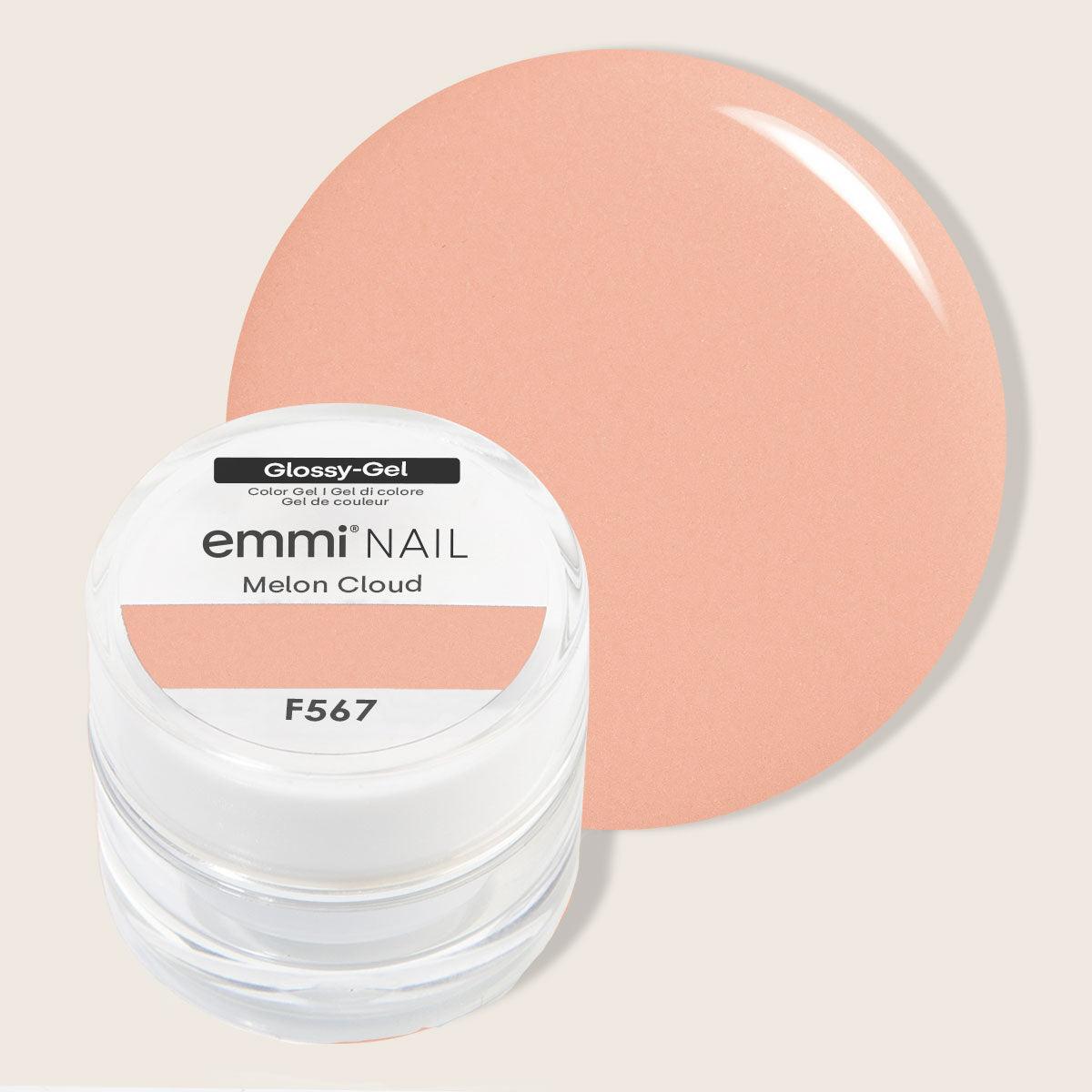 Emmi-Nail Glossy-Gel Melon Cloud -F597-