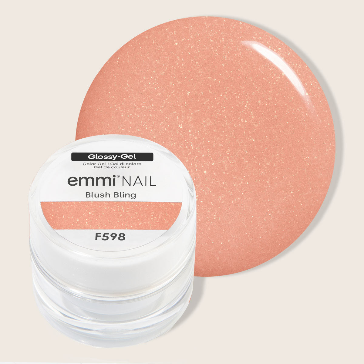Emmi-Nail Glossy-Gel Blush Bling -F598-