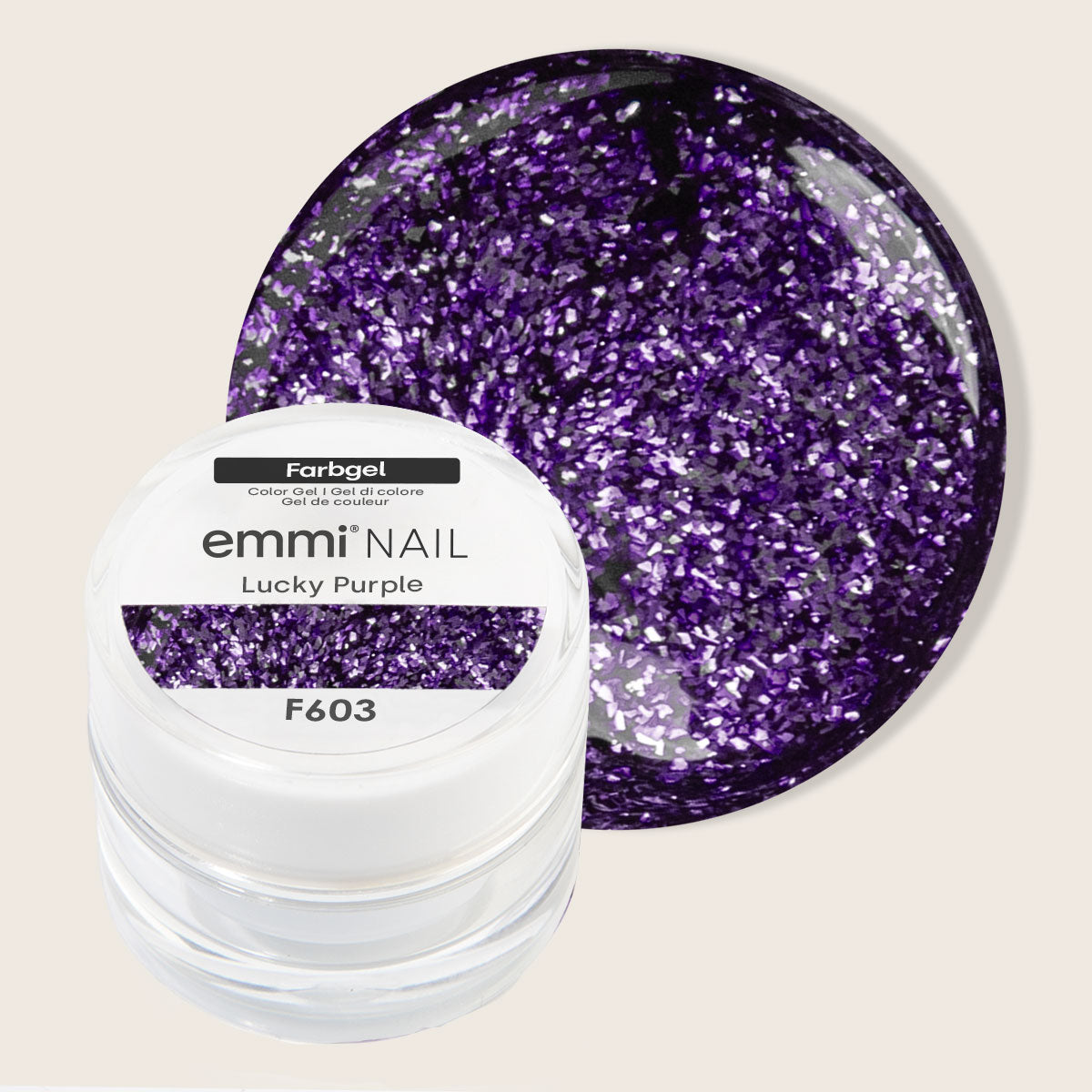 Emmi-Nail Farbgel Lucky Purple 5ml -F603-