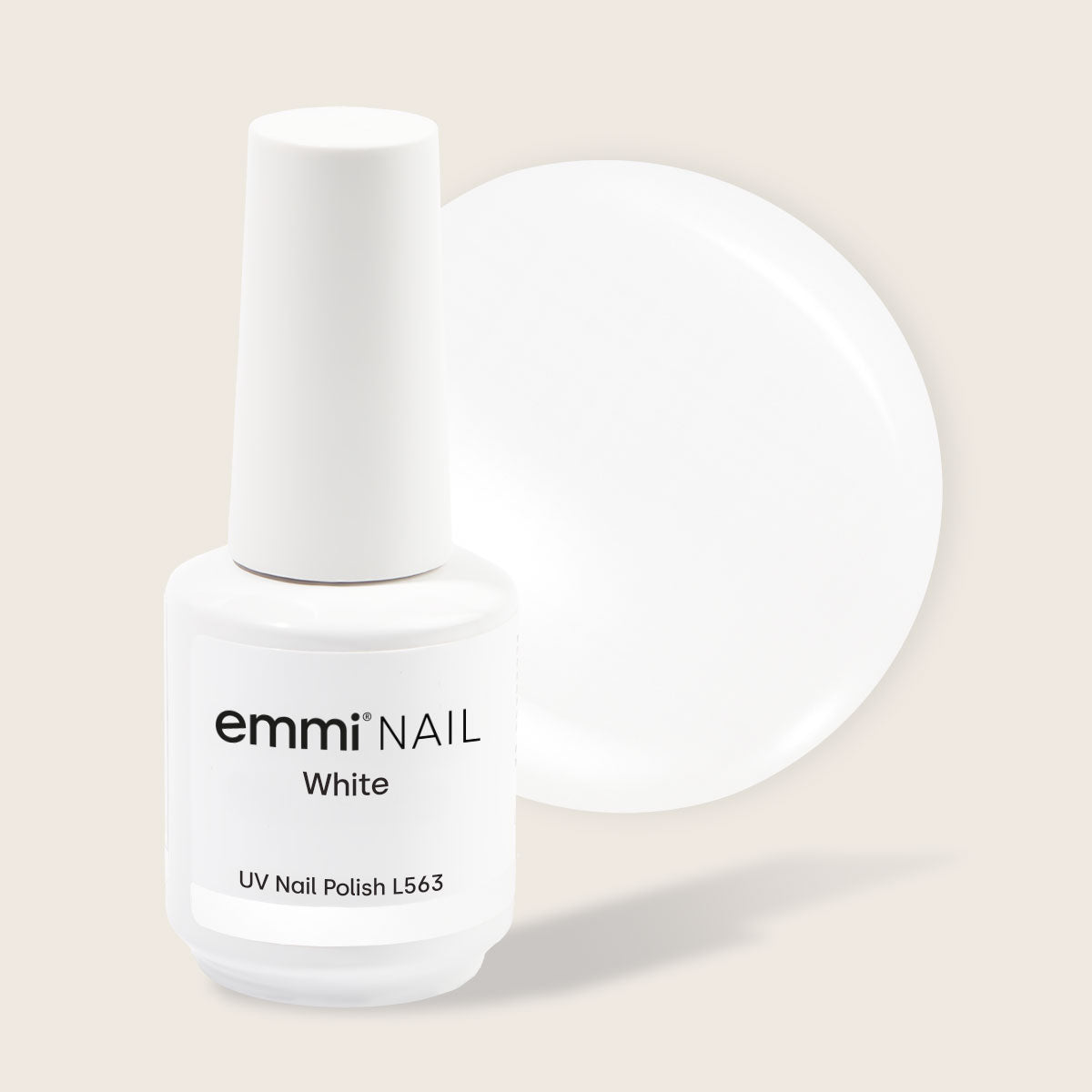 Shellac UV Polish White 15ml -L563-