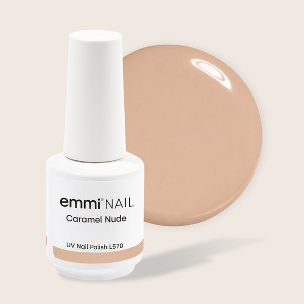 Shellac UV Polish Caramel Nude 15ml -L570-