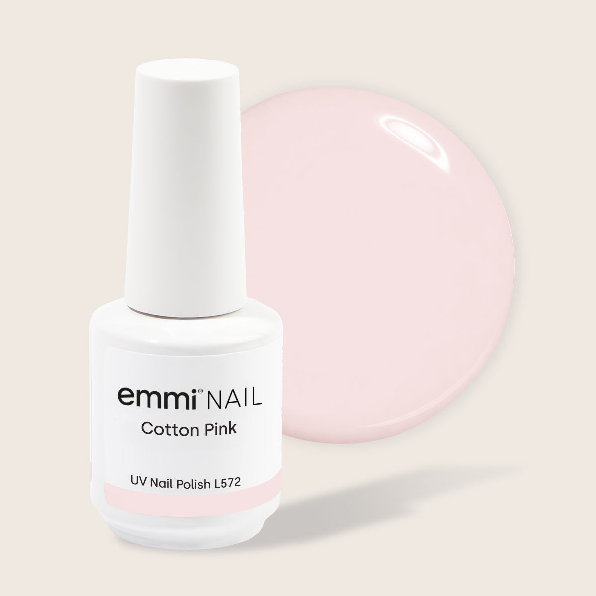 Shellac UV Polish Cotton Pink 15ml -L572-