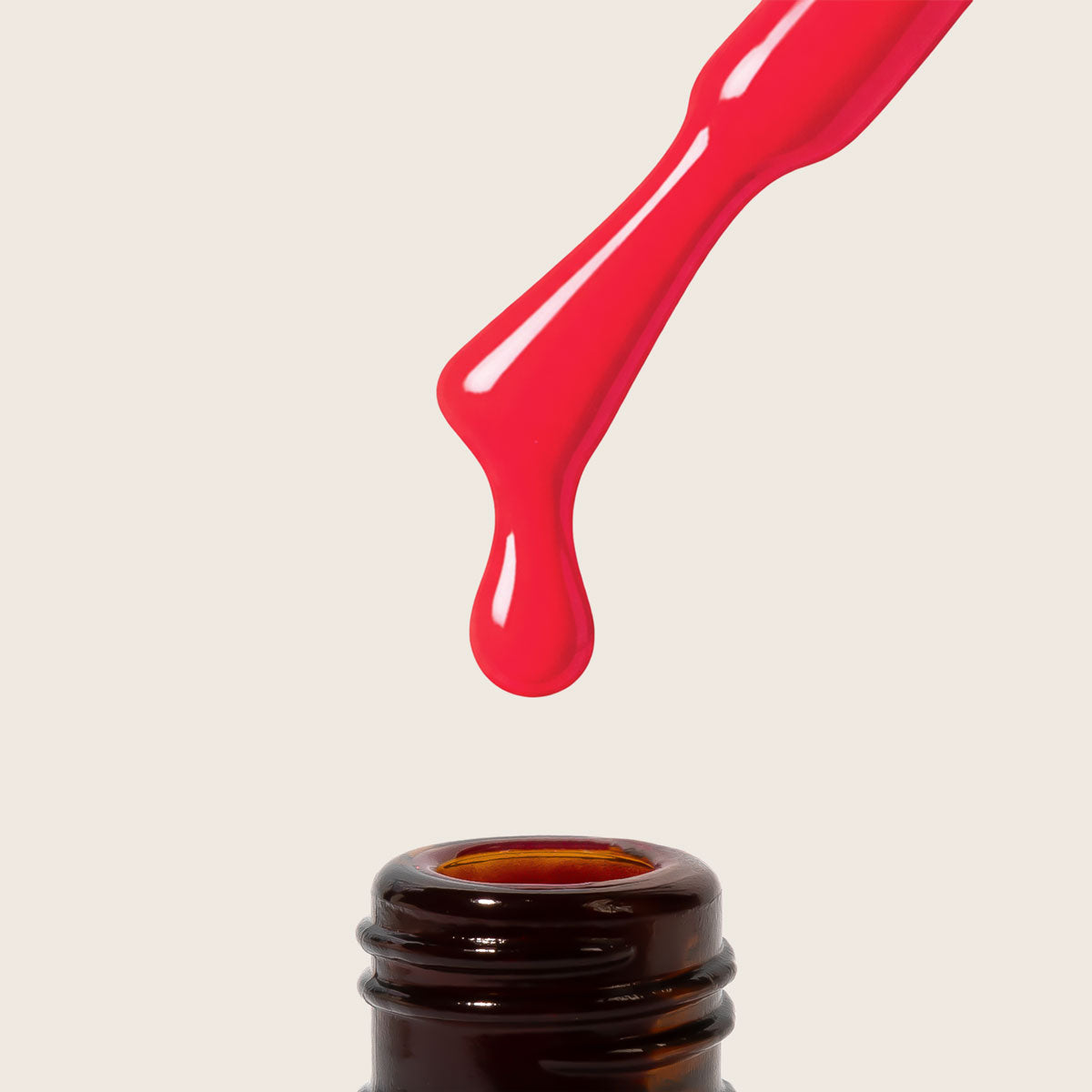 Shellac UV Polish Coral Red 15ml -L577-