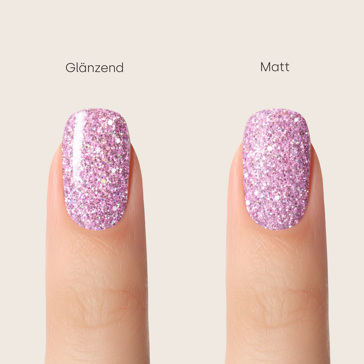 Shellac UV Polish Berry Glitter 15ml -L583-