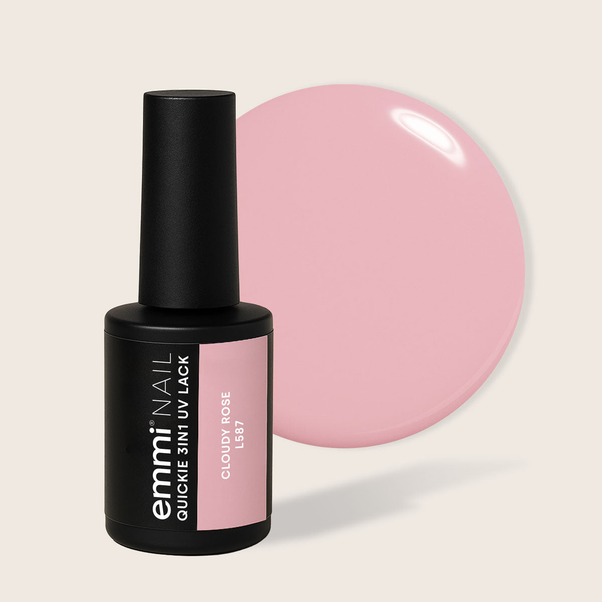 Emmi-Nail Quickie Cloudy Rose 3in1 -L587-
