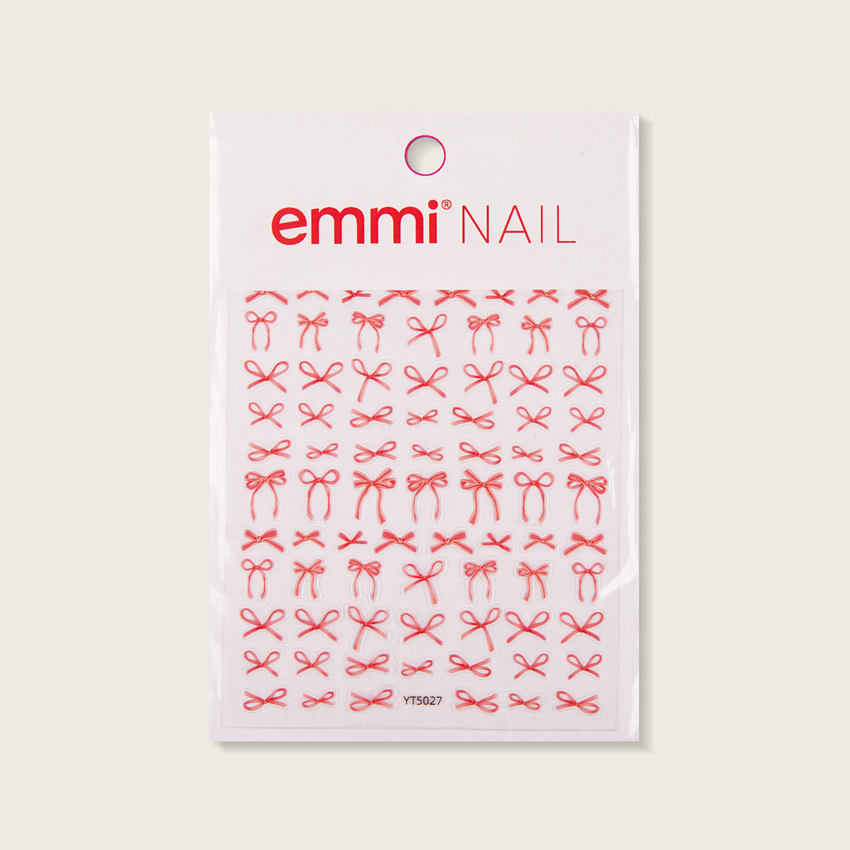 Emmi-Nail 5D Art Nail Sticker Rote Schleife