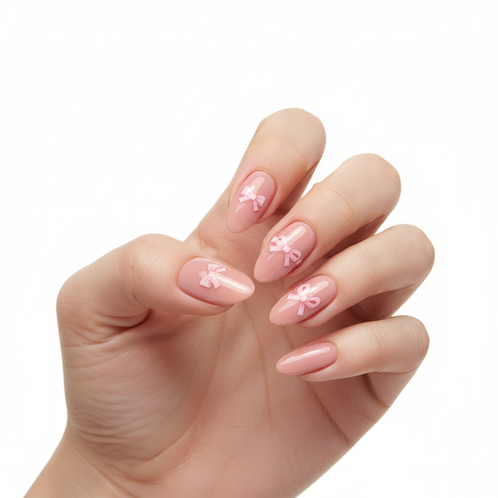 Emmi-Nail 5D Art Nail Sticker Zarte Schleife