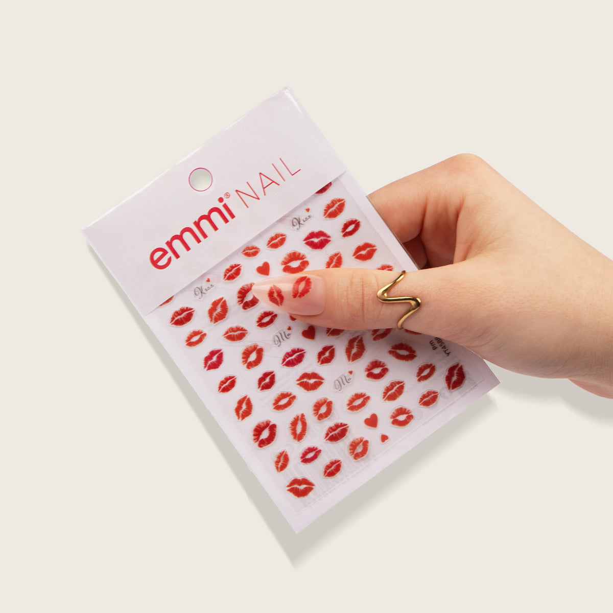 Emmi-Nail 3D Art Nail Sticker Kiss Me