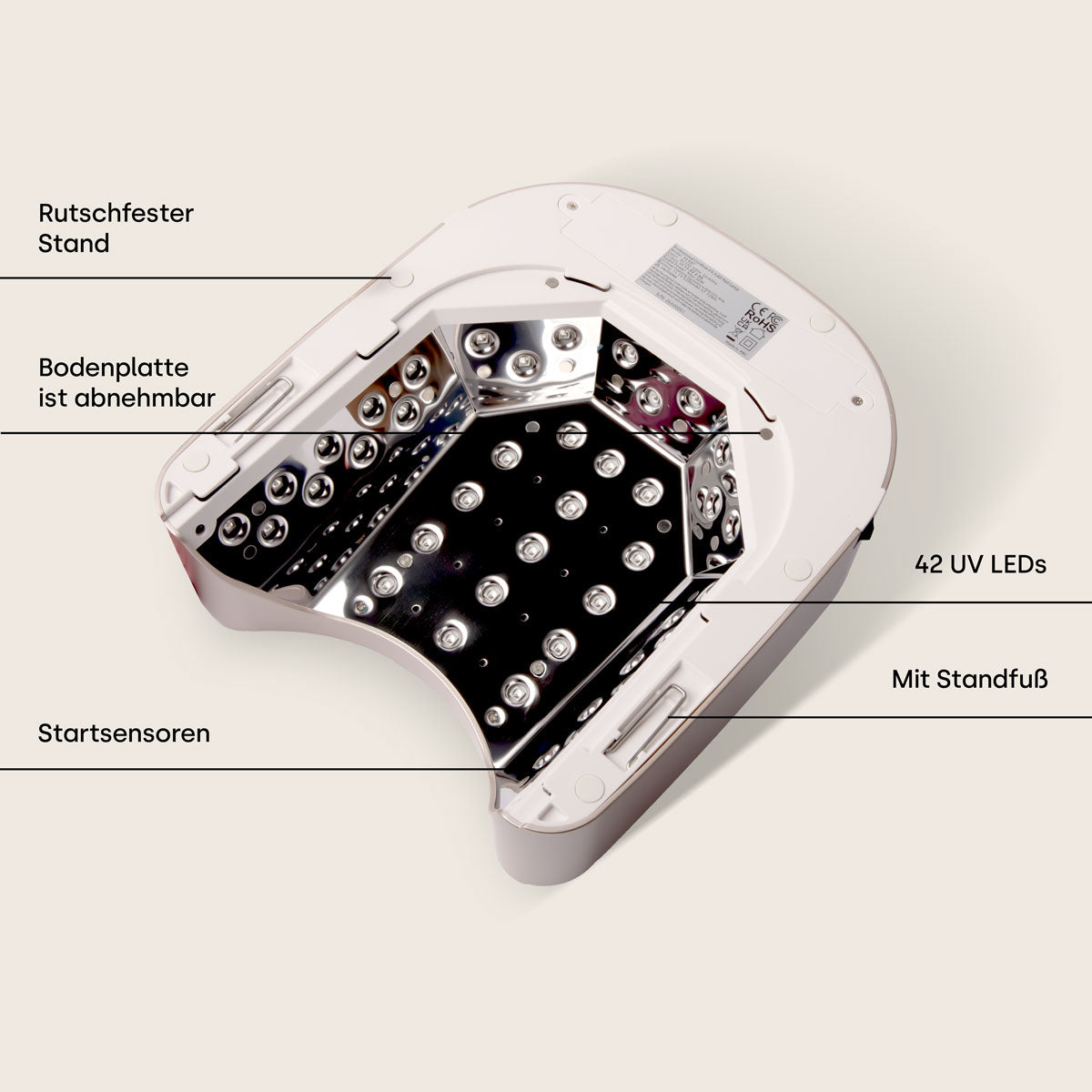 Emmi Power 68 UV/LED Nagellampe gold *Akku*