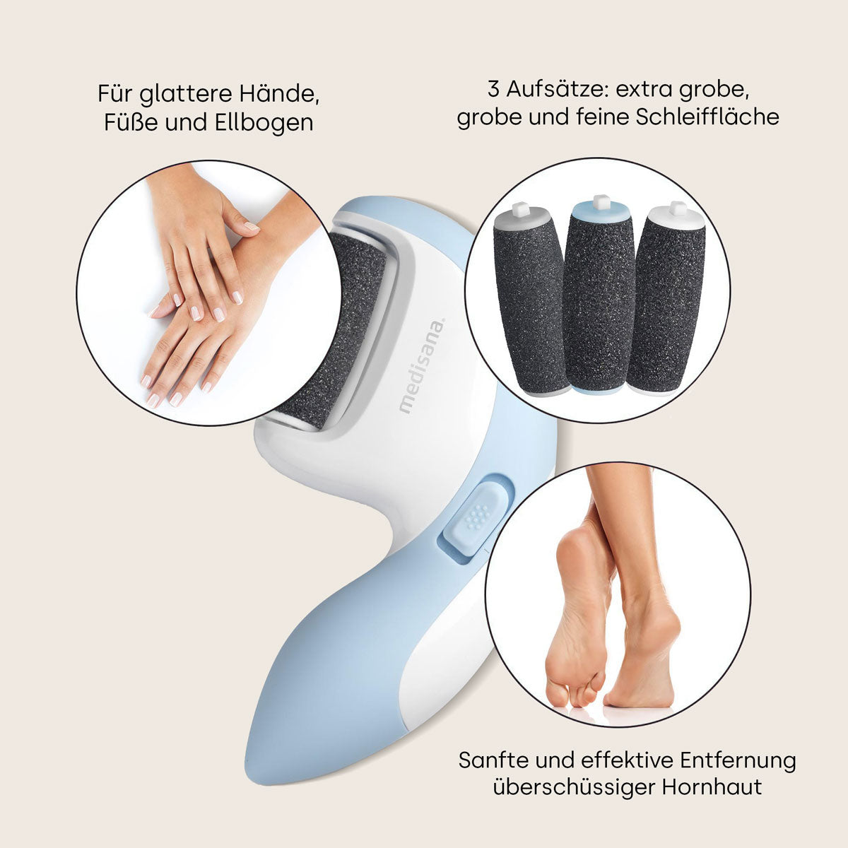 MEDISANA CR 870 Hornhaut Entferner