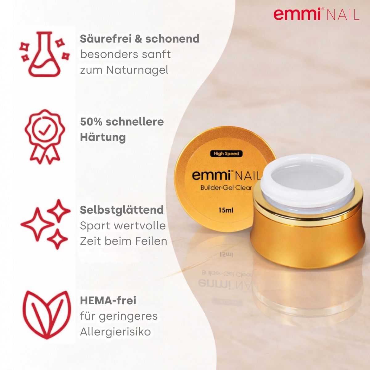 High-Speed Builder-Gel clear