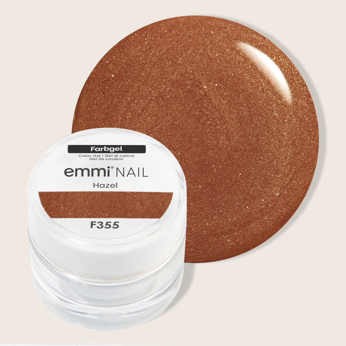 Emmi-Nail Farbgel Hazel 5ml -F355-