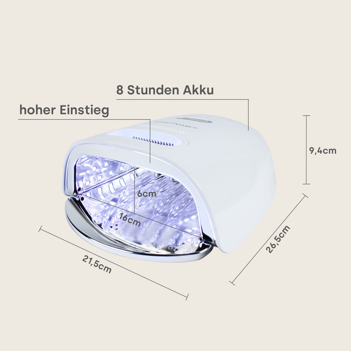 Emmi Power 48 *Akku* UV/LED Nagellampe