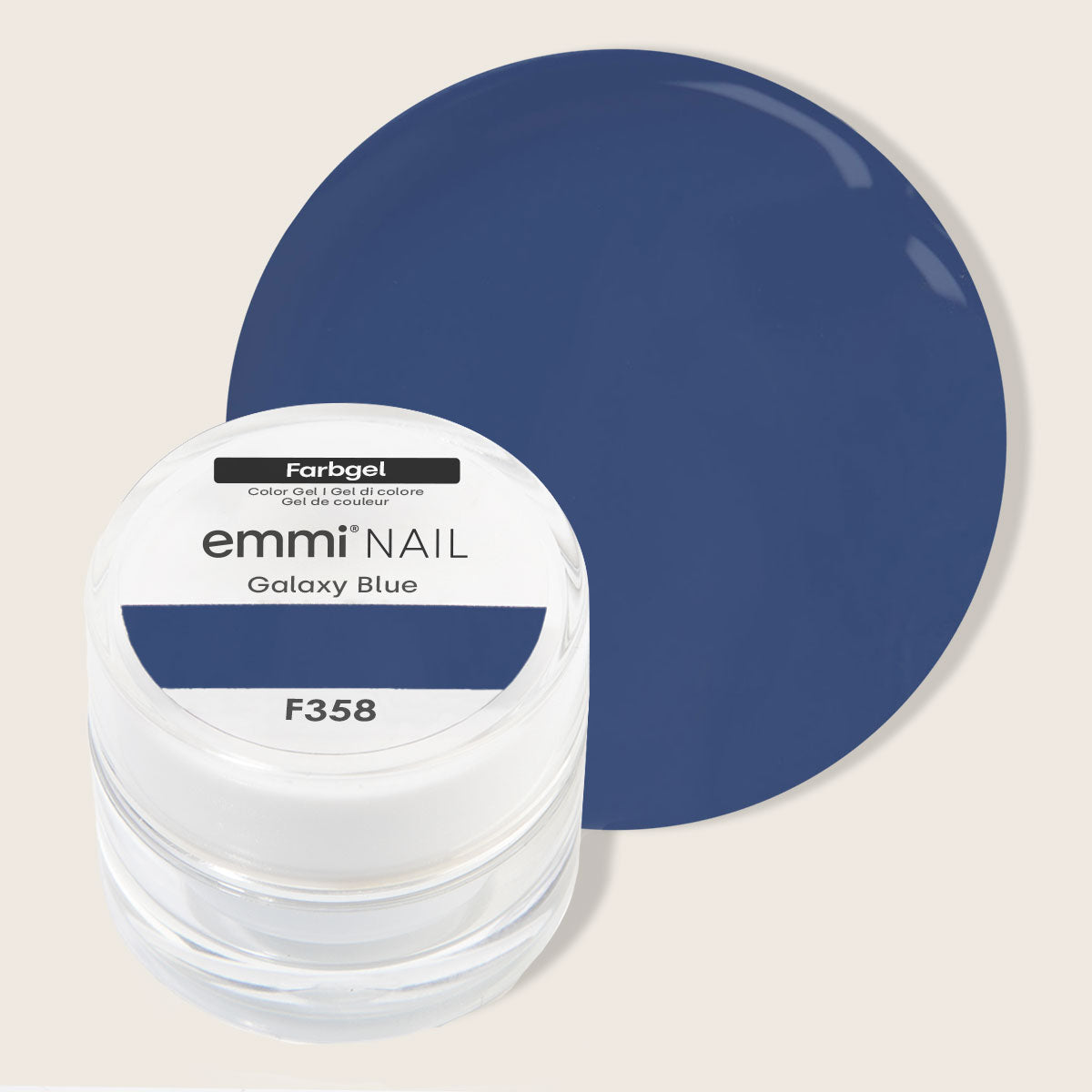 Emmi-Nail Farbgel Galaxy Blue 5ml -F358-