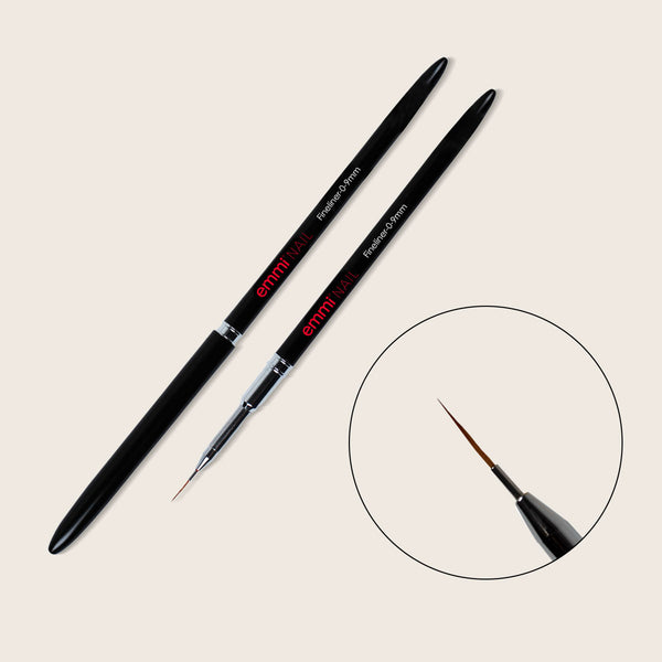 Pincel delineador fino para nail art Emmi-Nail -0- 9mm