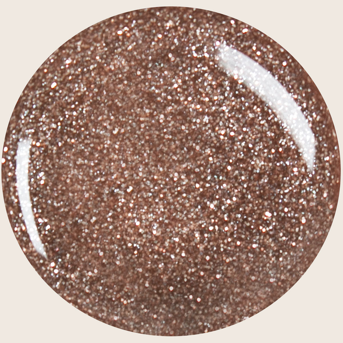 Gel de couleur Emmi pour ongles Nude Glitter 5 ml -F366-