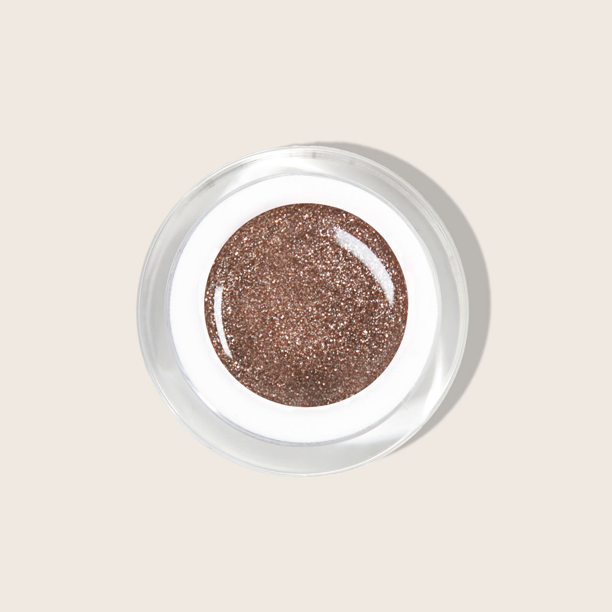 Gel de couleur Emmi pour ongles Nude Glitter 5 ml -F366-