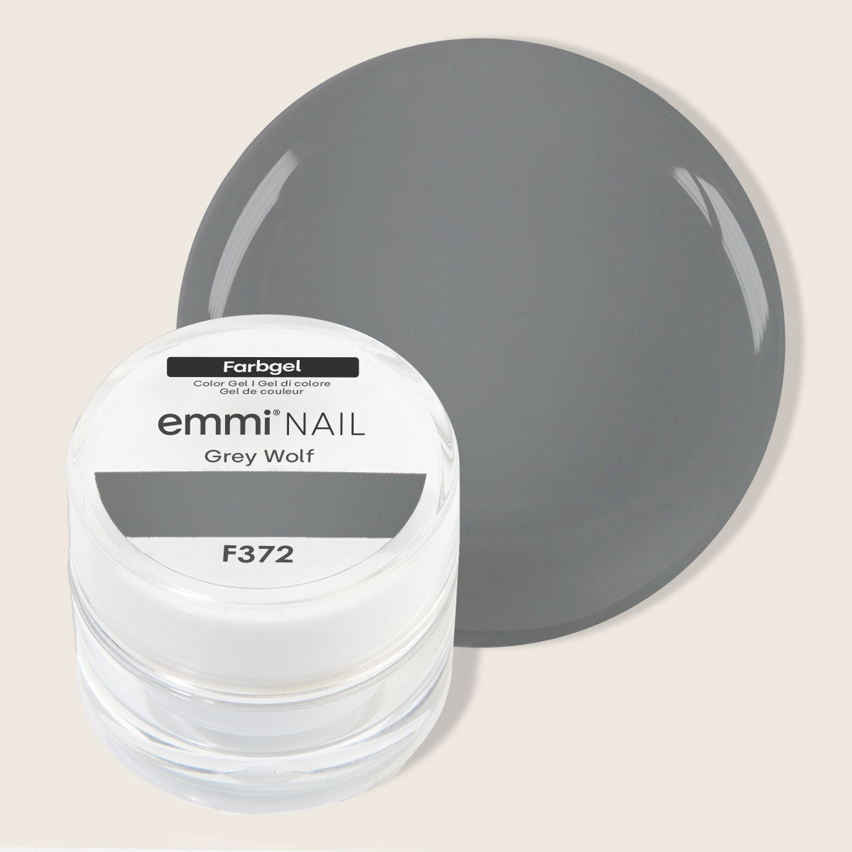 Emmi-Nail Farbgel Grey Wolf 5ml -F372-