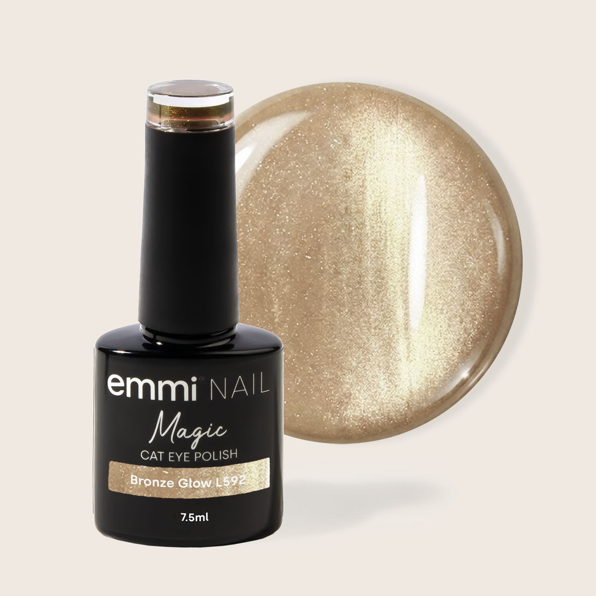 Shellac UV/LED-Lack Magic Cat Eye Bronze Glow -L592-