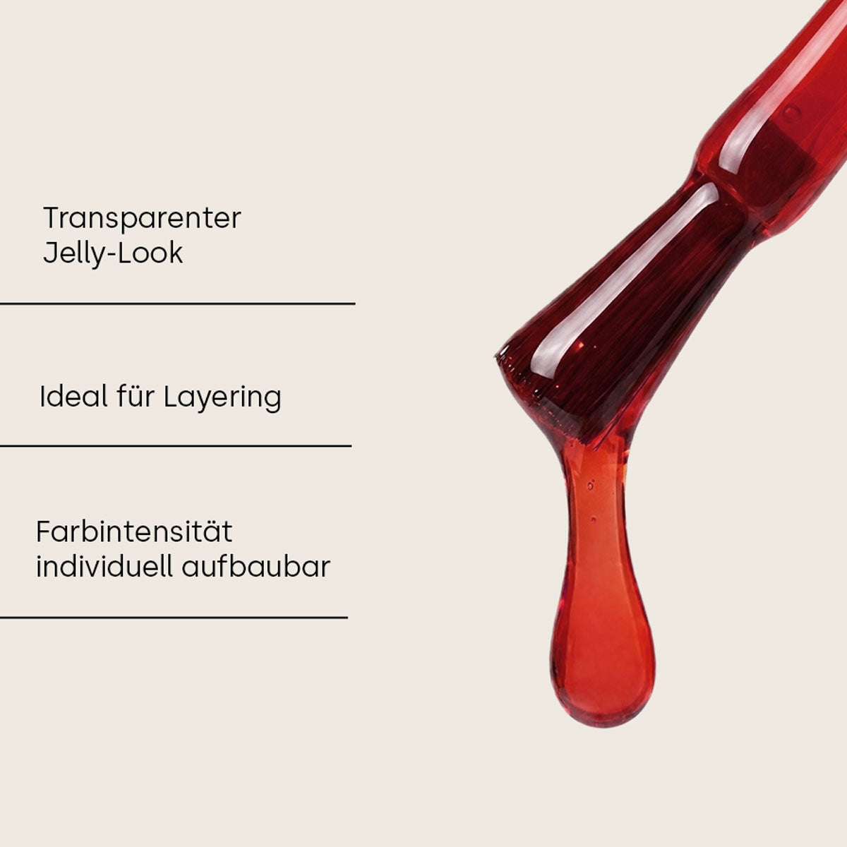 Emmi-Nail Shellac UV Polish Jelly Red 7.5ml