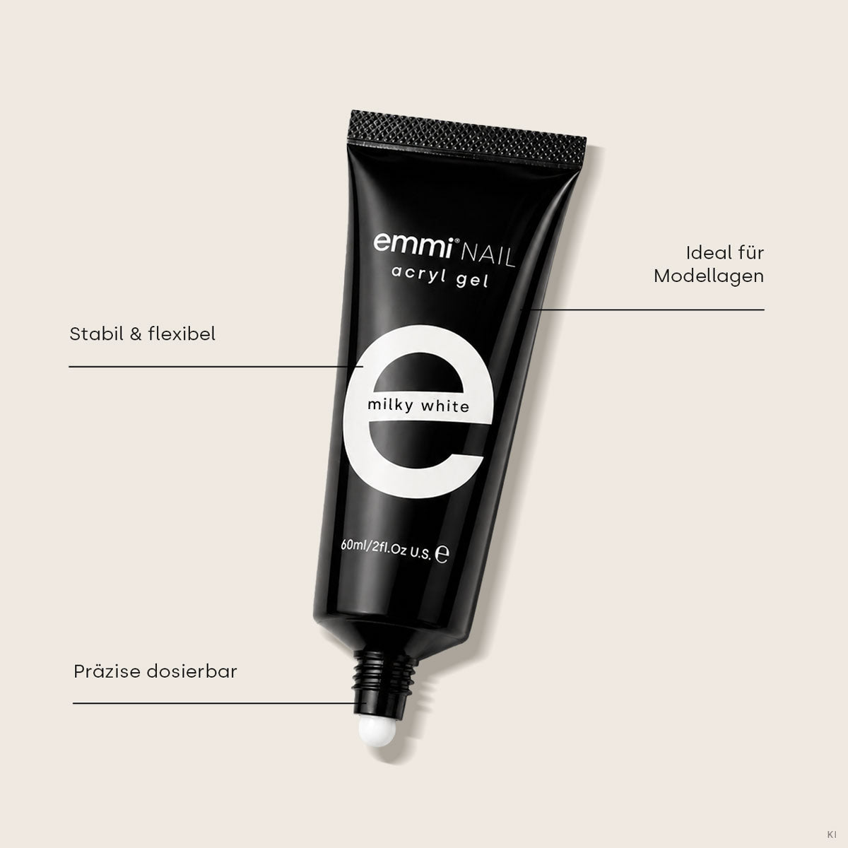 Acryl Gel Tube Milky White 60ml