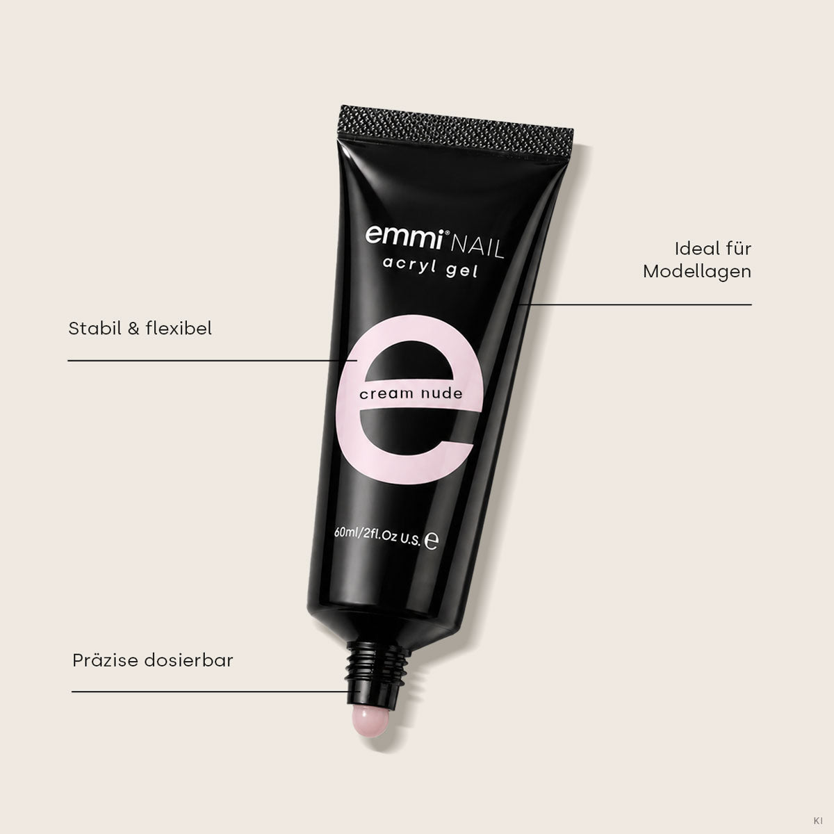 Acryl Gel Tube Cream Nude 60ml