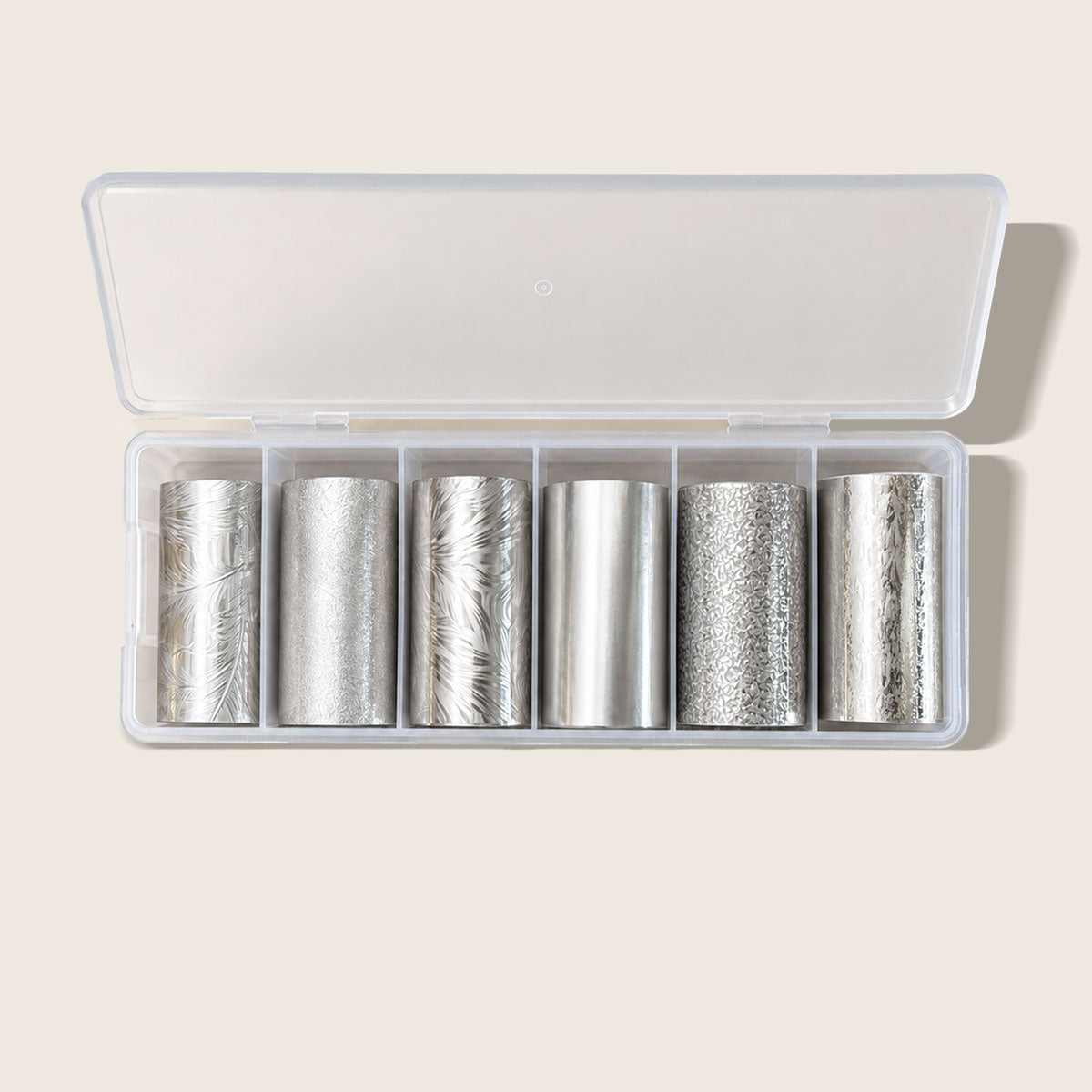 Transferfolie "Sliver Glow" 6 Rollen