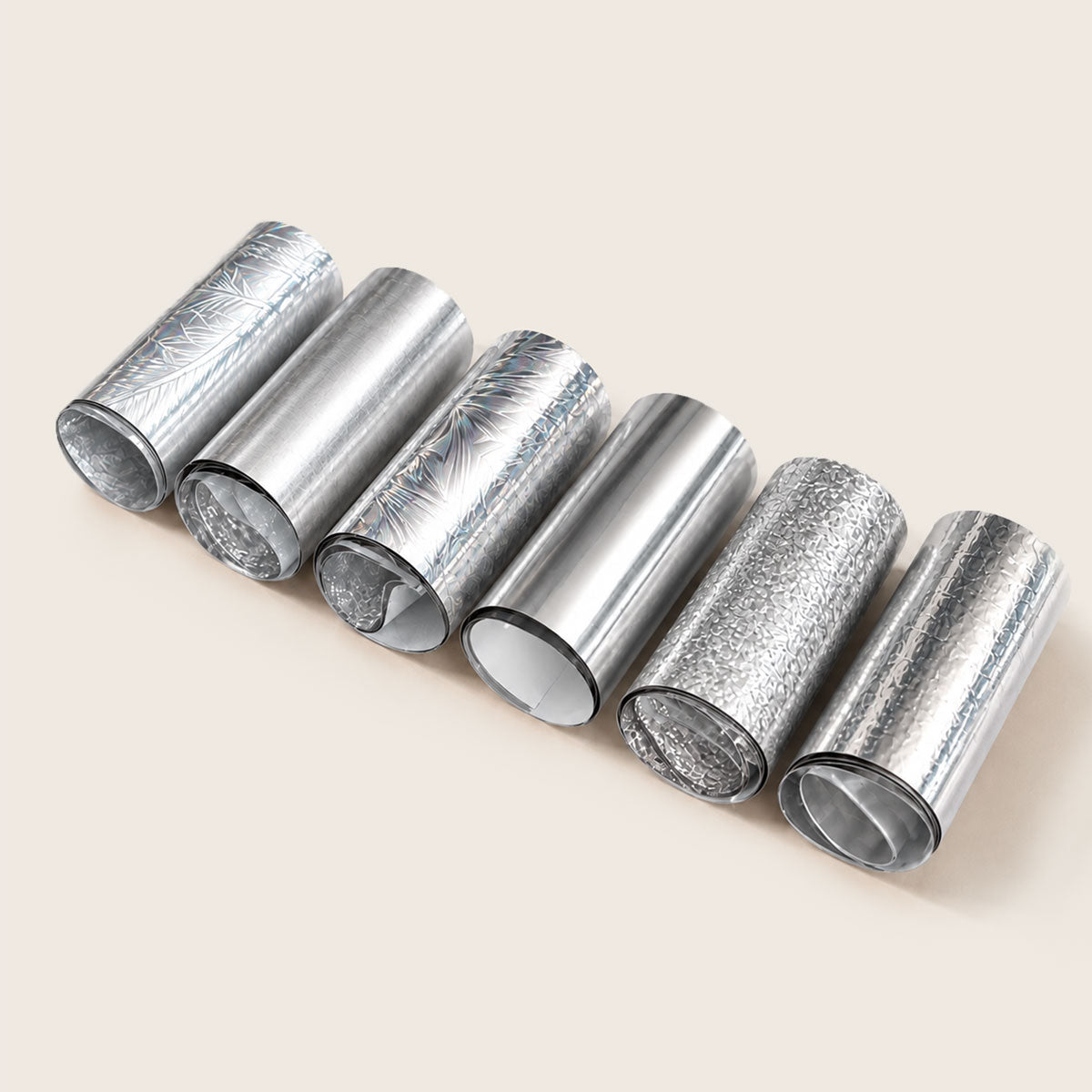 Transferfolie "Sliver Glow" 6 Rollen