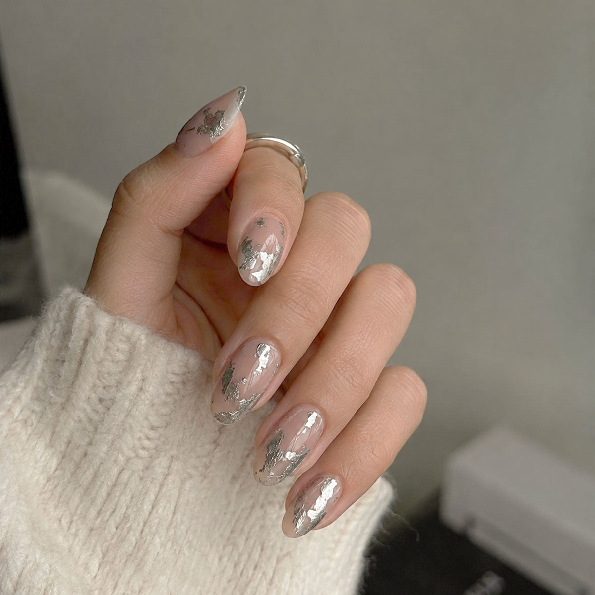 Transferfolie "Sliver Glow" 6 Rollen