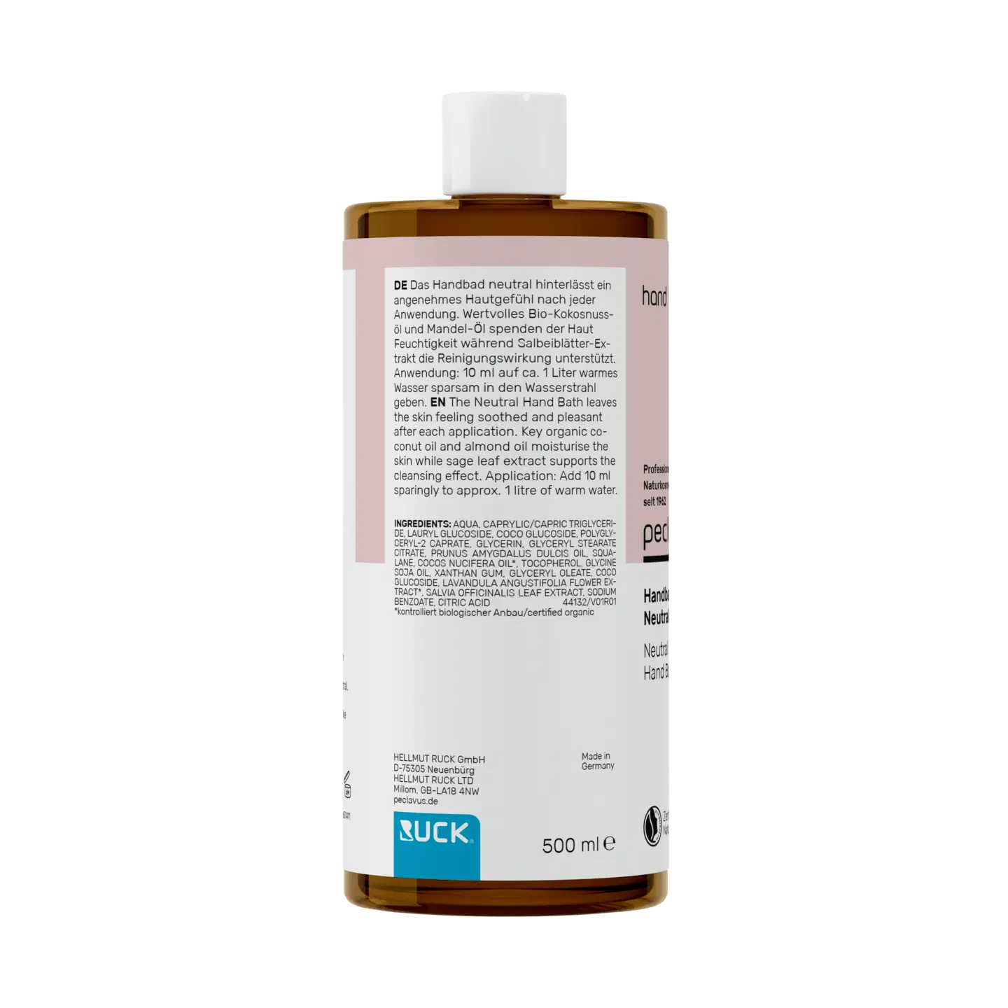 RUCK peclavus Bain de mains neutre, 500 ml, Base