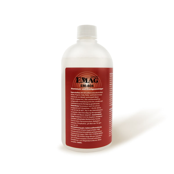 Sredstvo za čišćenje aluminijuma i livenih/plemenitih metala za ultrazvučne uređaje EM-404 500ml