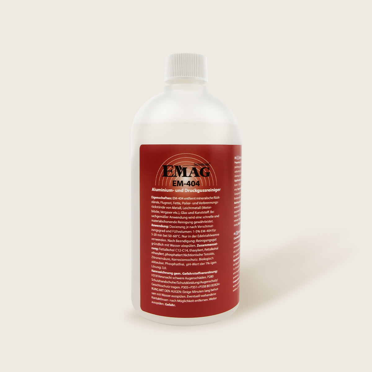 EM-404 500ml Aluminium- und Druckgussreiniger / Edelmetallreiniger