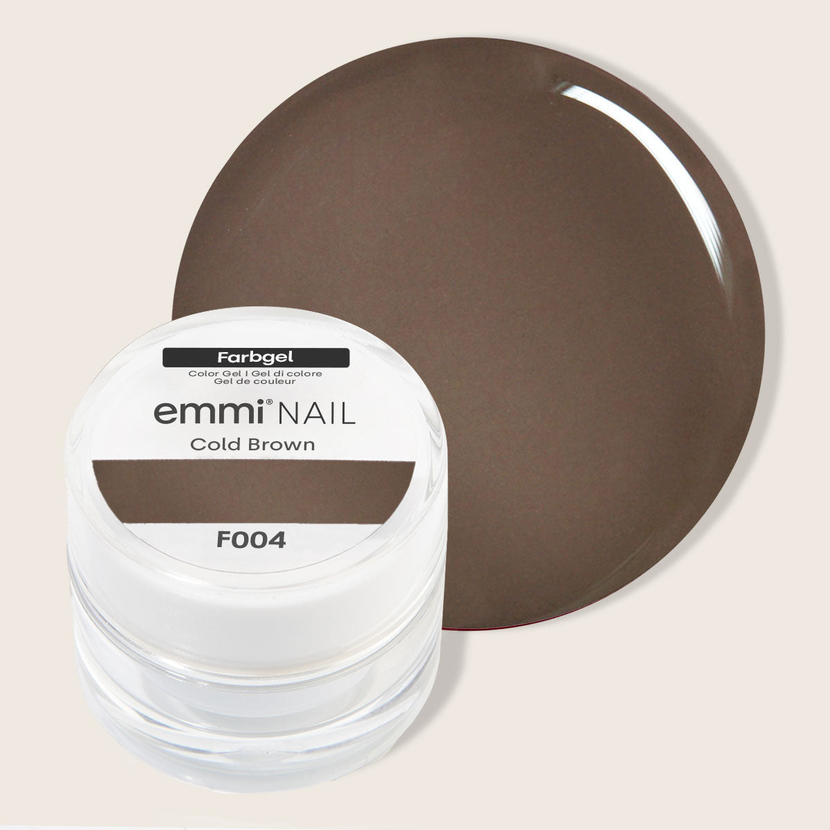 Emmi-Nail Farbgel Cold Brown 5ml -F004-