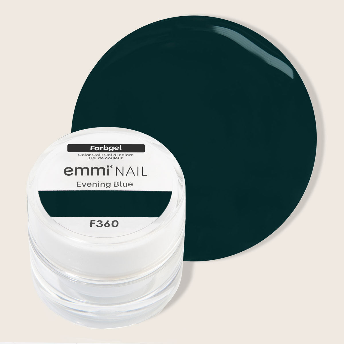 Emmi-Nail Farbgel Evening Blue 5ml -F360-