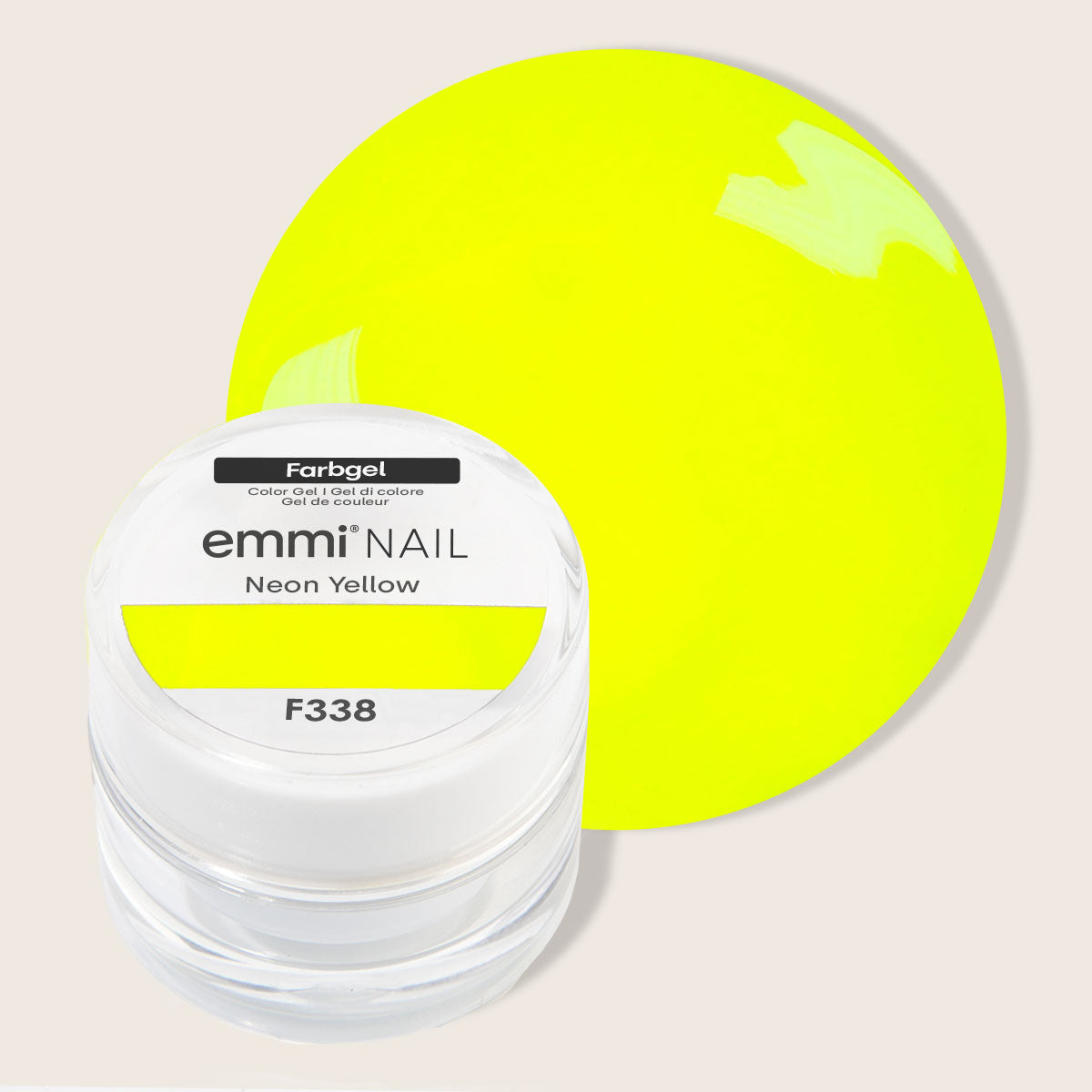 Emmi-Nail Farbgel Neon Yellow 5ml -F338-