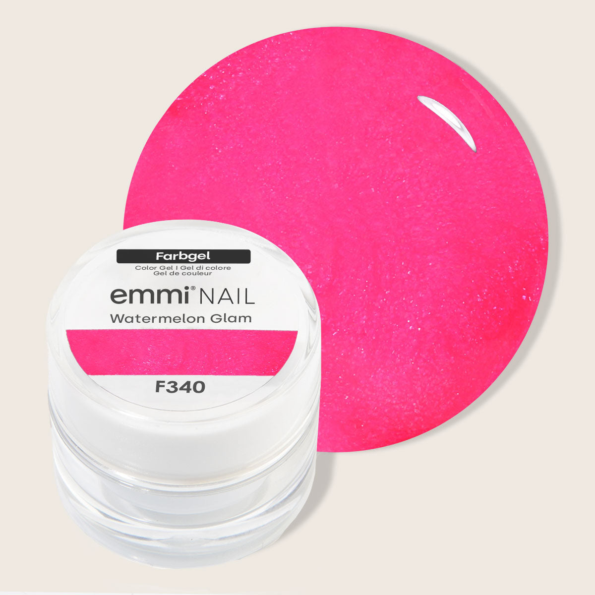 Emmi-Nail Color Gel Watermelon Glam 5ml -F340-