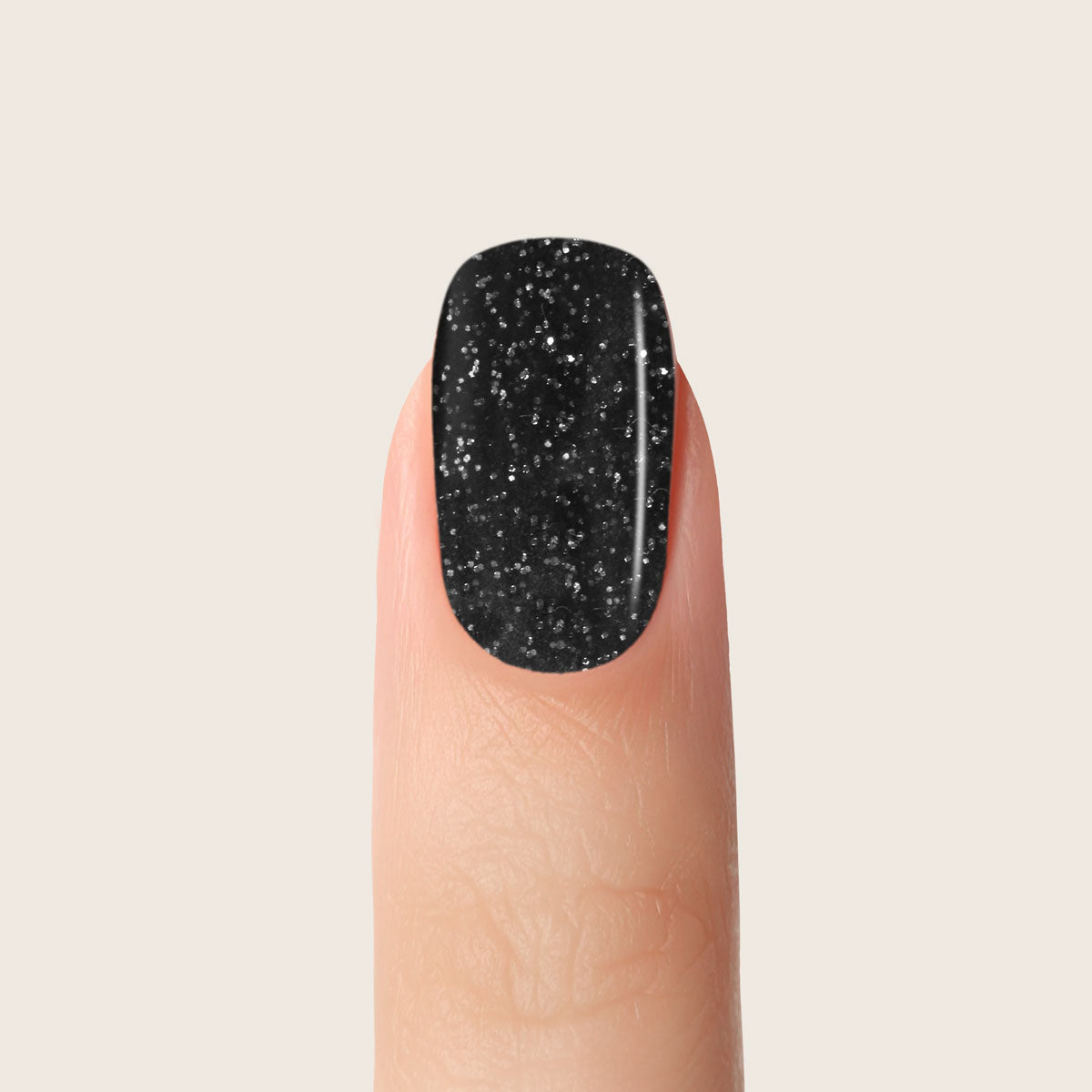 Emmi-Nail Farbgel Black Glitter 5ml -F101-