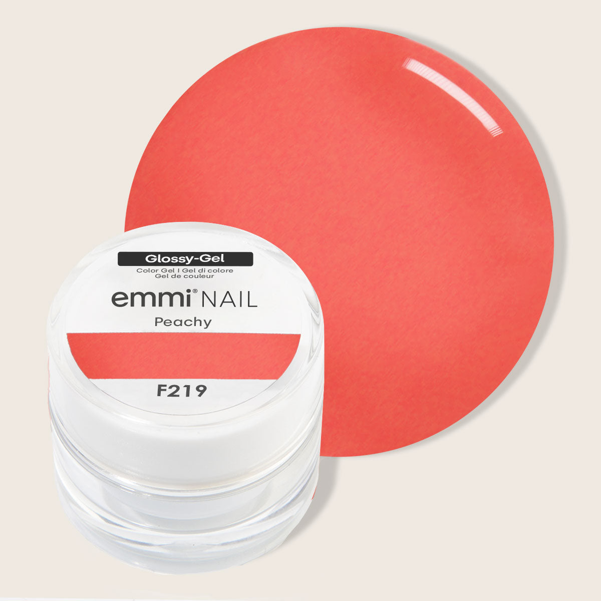 Emmi-Nail Glossy-Gel Peachy 5ml -F219-