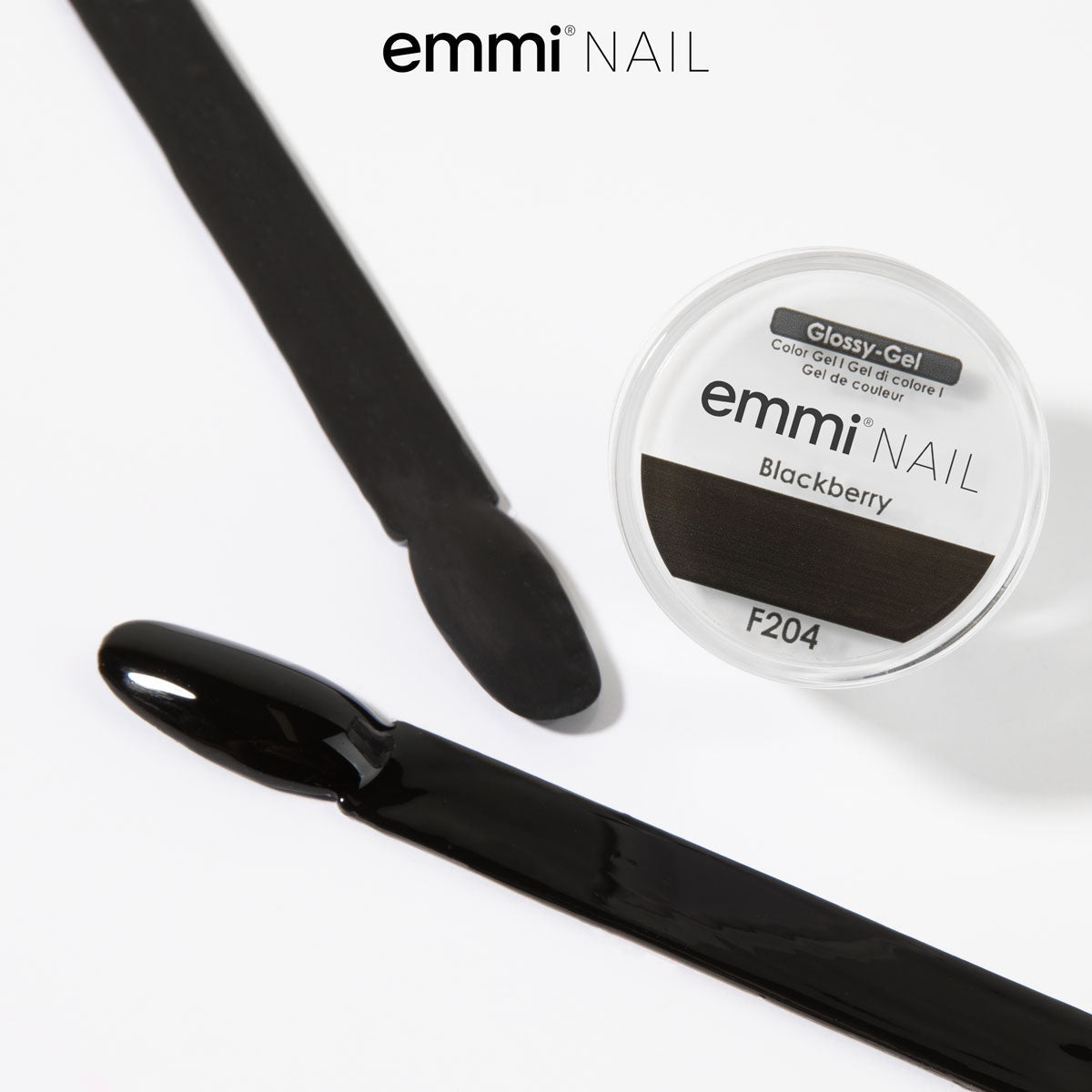 Emmi Nail Glossy Gel Blackberry 5ml -F204-