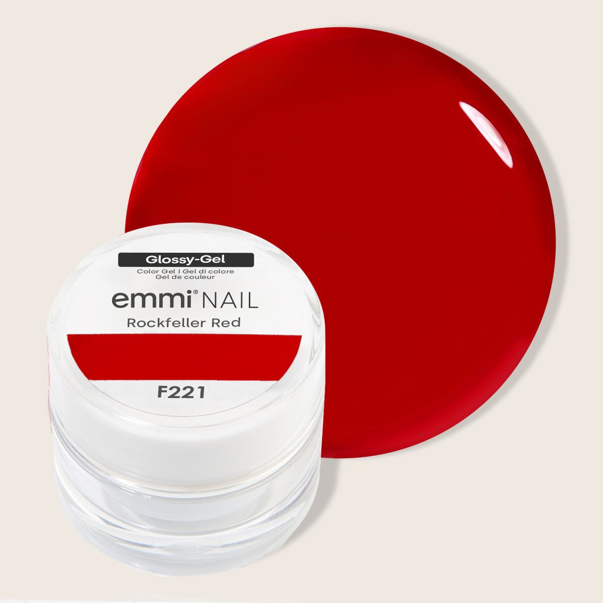 Emmi-Nail Glossy-Gel Rockefeller red 5ml -F221-