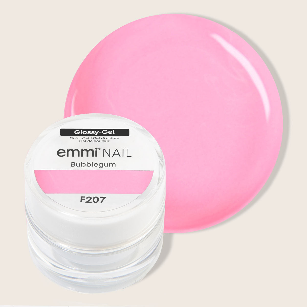 Emmi-Nail Glossy-Gel Bubblegum 5ml -F207-