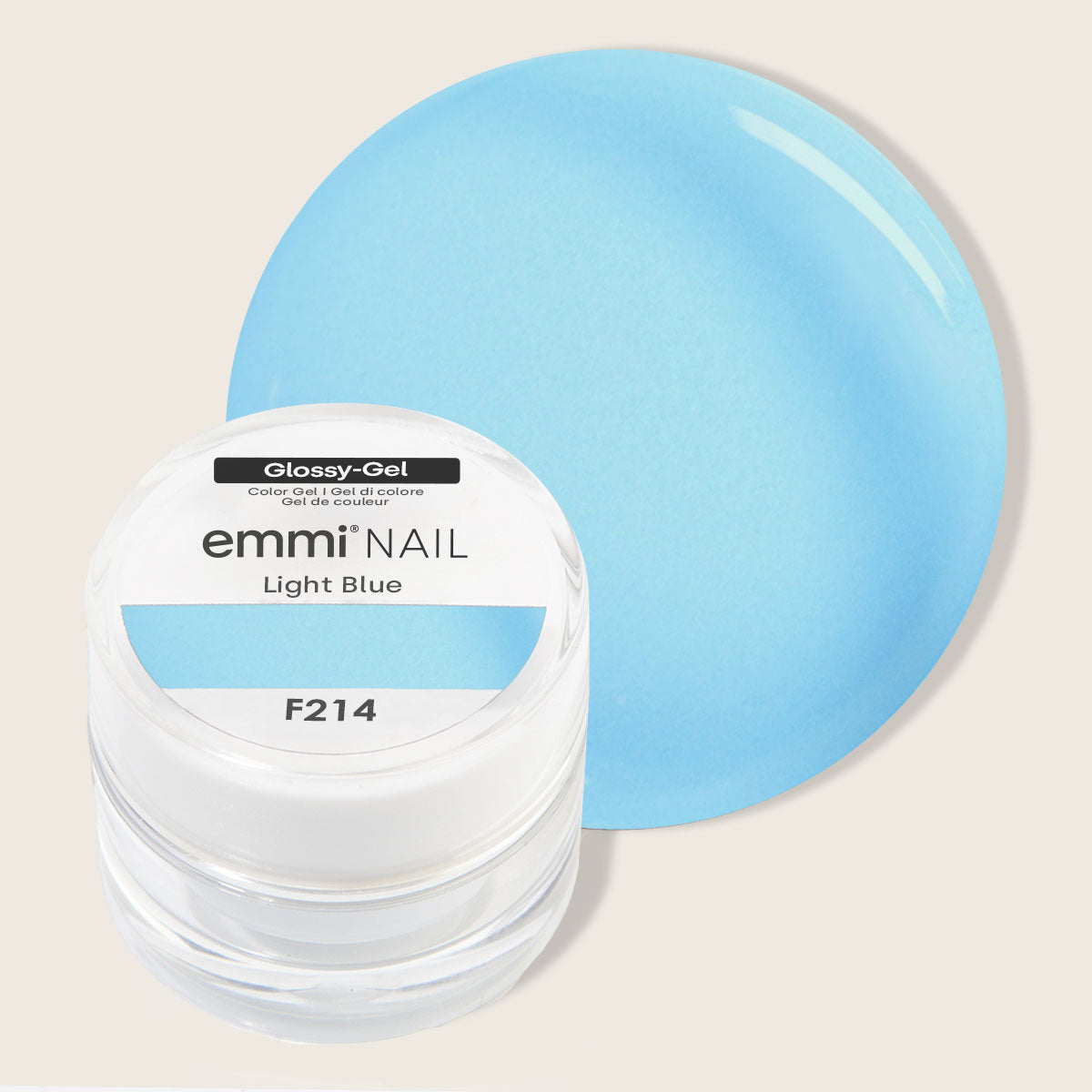 Emmi-Nail Glossy-Gel Light Blue 5ml -F214-