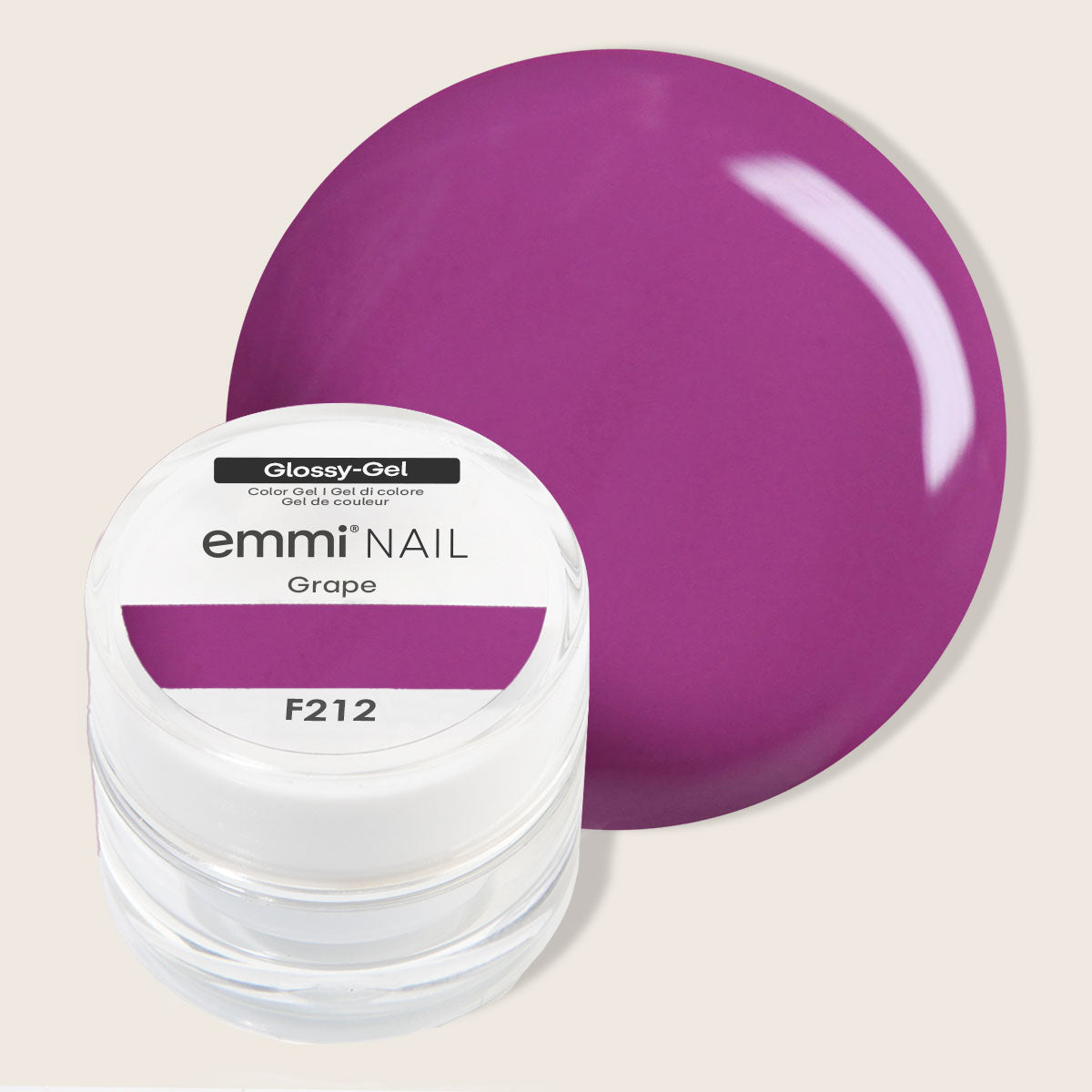 Emmi-Nail Glossy-Gel Grape 5ml -F212-