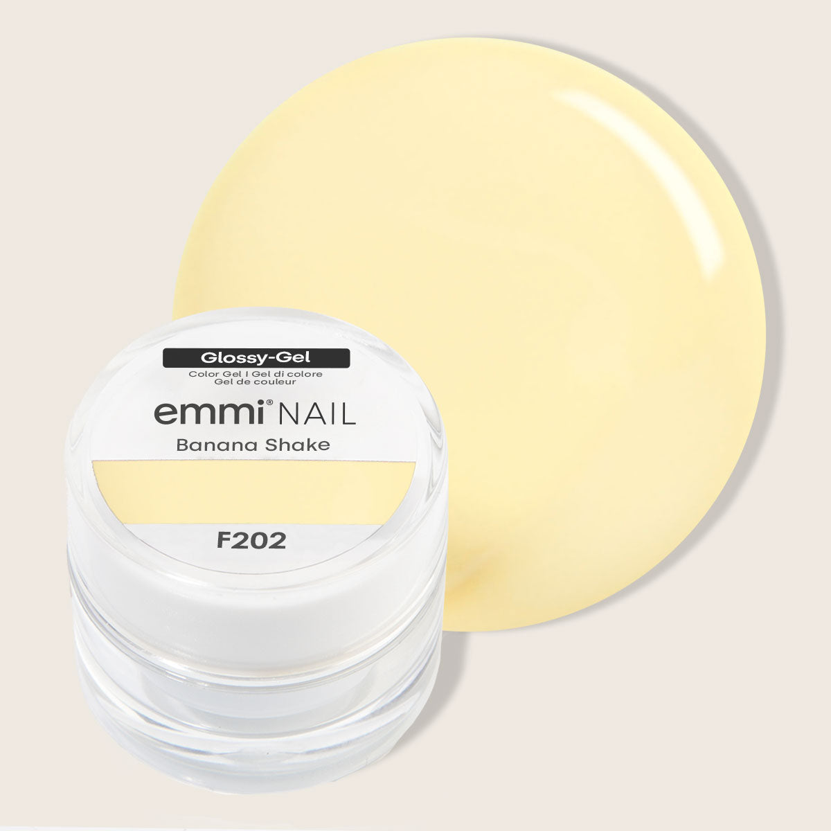 Emmi-Nail Glossy-Gel Banana Shake 5ml -F202-