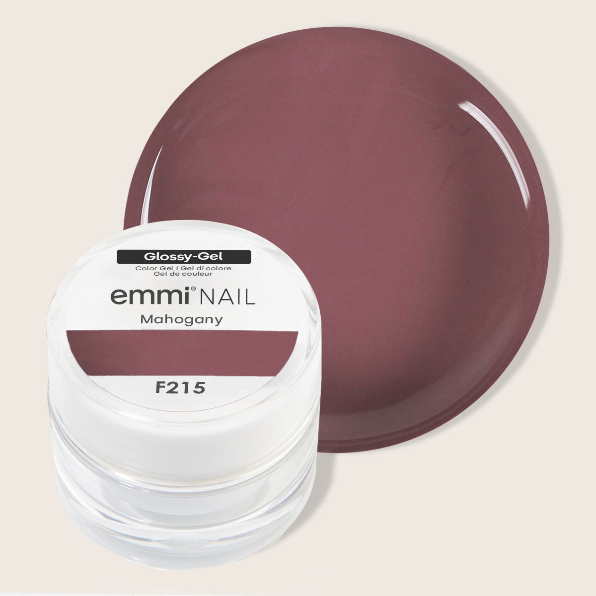 Emmi-Nail Glossy-Gel Mahogany 5ml -F215-