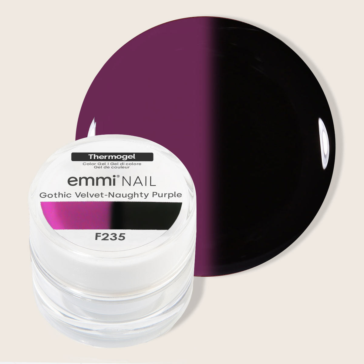 Emmi-Nail Thermogel Gothic Velvet-Naughty Purple -F235-