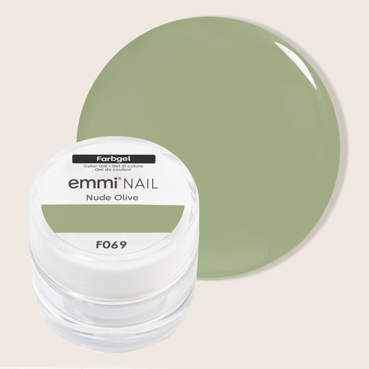 Emmi-Nail Color Gel Nude Olive 5ml -F069-