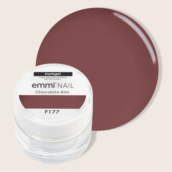 Gel de couleur pour ongles Emmi Chocolate Kiss -F177-