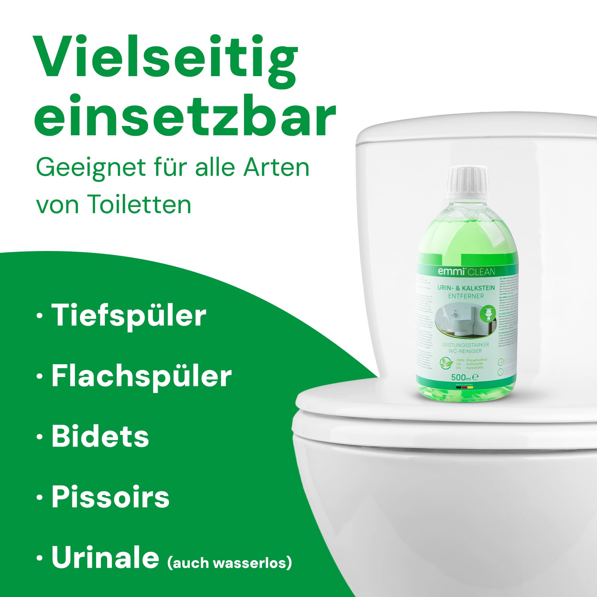 emmi-Clean Urin- und Kalkstein Entferner 500ml