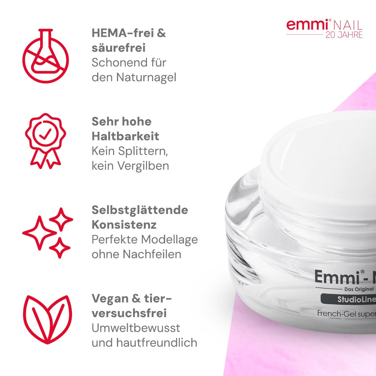 Emmi-Nail Studioline French-Gel super white 15ml